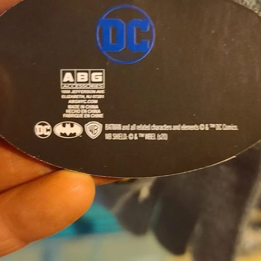 Dc comics Batman grey small gloves